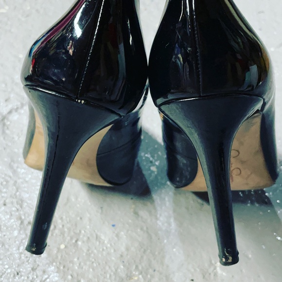 Jessica Simpson Black Patent Leather Pumps Sz 9 - Picture 2 of 2